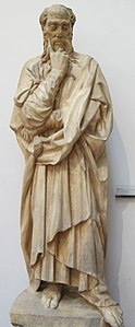 Prophète, dit le penseur, Donatello, 1418-20