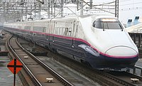 J60編成。普通車の窓寸法が拡大された。（大宮駅）