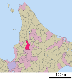 Location of Fukagawa in Hokkaido (Sorachi Subprefecture)