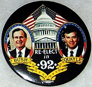 Bush's campaign button