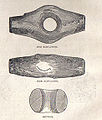 Perforated hammer head of stone