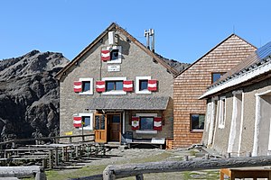 Salmhütte im September 2018