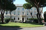 Le collège des Irlandais à Rome (Italie).