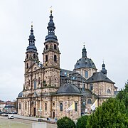 La cathédrale de Fulda, reconstruite par Johann Dientzenhofer au début du XVIIIe siècle.