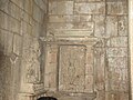 Shiva and Brahma sculpture (inside temple sanctum), Lakshman Temple, Khajuraho, India