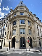 Former head office of L'Illustration in Paris, angle of rue Saint-Georges and rue de la Victoire