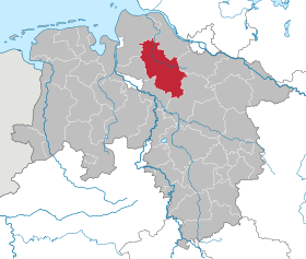 Localisation de Arrondissement de Rotenburg (Wümme)