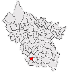 Location in Buzău County