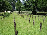 View of cemetery from the south