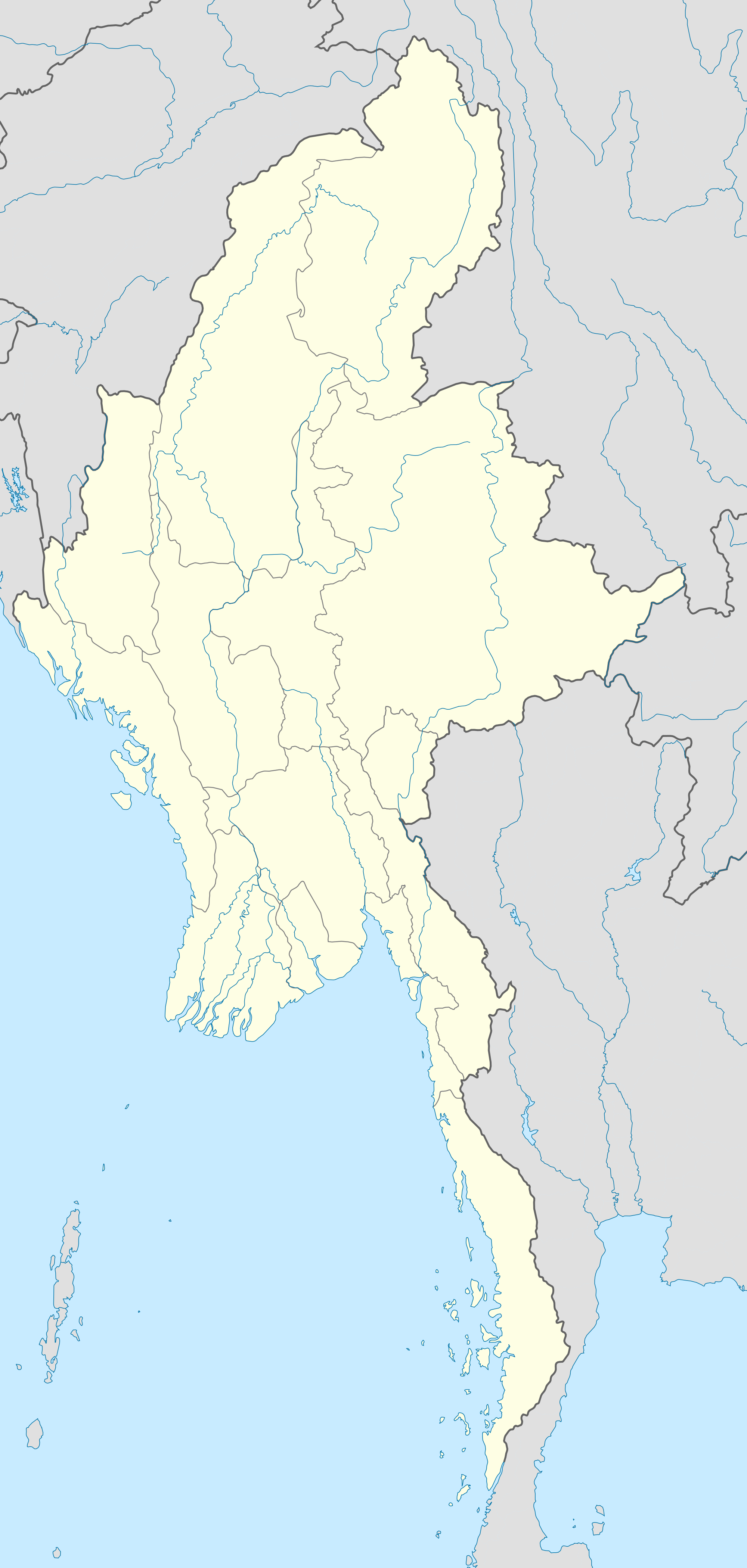 Myanmar Civil War detailed map/doc is located in Myanmar