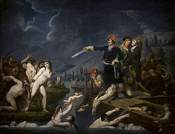 Les Noyades de Nantes, peintre anonyme, Musée d'histoire de Nantes.