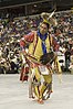 A Straight dancer at the 2005 National Pow Wow.