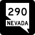 State Route 290 marker