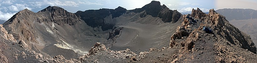 Pico de Fogo crater on Mount Fogo