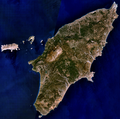 Image 72A NASA image of Rhodes (from List of islands of Greece)