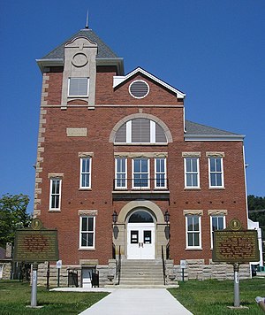 Rowan County courthouse in Morehead, Kentucky