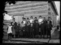 School children from the Rainy River District, 1900s.