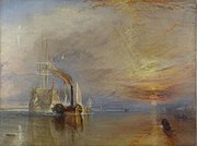 1. The Fighting Temeraire tugged to her last Berth to be broken up by J. M. W. Turner (National Gallery, London)