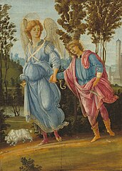 Tobias and the Angel, Filippino Lippi, c. 1472–1482