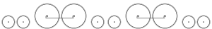 Diagram of two small leading wheels, two large driving wheels joined by a coupling rod, two small trailing wheels, two large driving wheels joined by a coupling rod, and two small leading wheels