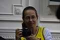 Australia women's basketball jersey is loud and proud. I held a camera most of the time instead of a laptop.