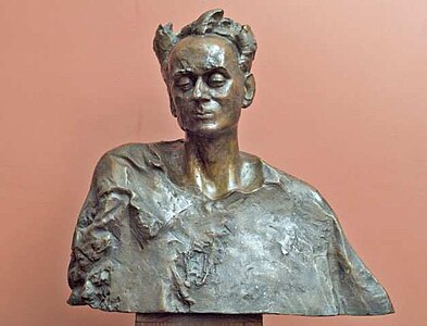 Bust of Wojciech Kilar by Jan Kucz, 1979