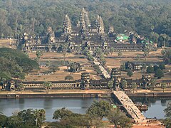 Aerial view of Angkor Wat