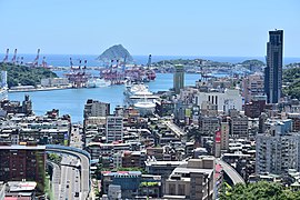 Keelung, largest port city in Northern Taiwan.