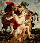 Rubens, Otmica Leukipovih kćeri