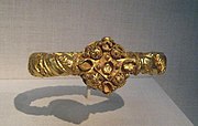 11th century gold armlet from Syria. Freer Gallery of Art