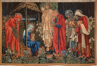 The Adoration of the Magi woven by Morris & Co in the late 1800s.