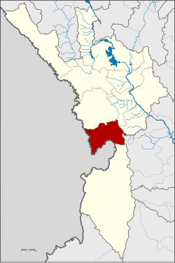 District location in Tak province