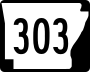 Highway 303 marker