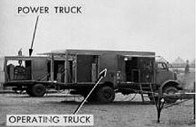 Operating truck K-30 and power truck K-31 as part of SCR-270