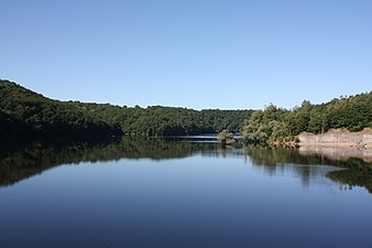 Rochebutin tekojärvi vuonna 2010.