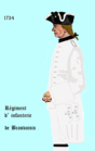 régiment de Beauvoisis de 1734 à 1740