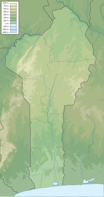 Mappa di localizzazione: Benin