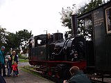 Hoya at Bruchhausen-Vilsen station with goods wagon 53