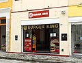 A Burger King franchise adapted to operate in the historic district of Oaxaca de Juarez, Mexico