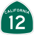 State Route 12 marker