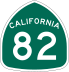 State Route 82 marker