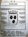 Coat of arms of Wallachia-Bessarabia. Reprint 1741