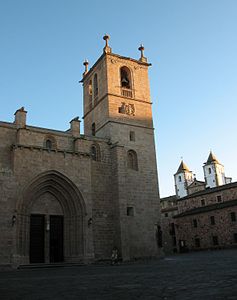 Concatedral de Santa María, en Cáceres.