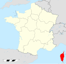 Localisation de Corse