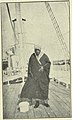 Faisal Al-Dawish on board a British ship to take him to Ibn Saud prison