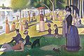 《大碗岛的星期日下午》（Un dimanche après-midi à l'Île de la Grande Jatte），1884年到1886年，收藏於美國芝加哥艺术学院