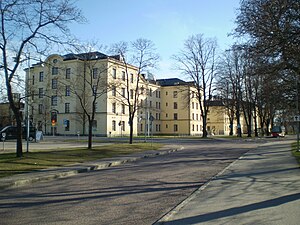 Kungsbäcks kaserner, numera Högskolan i Gävle