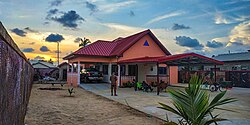 A house in Anloga, Ghana