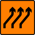 WK 015A Move to Right (Three Lanes)