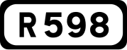 R598 road shield}}